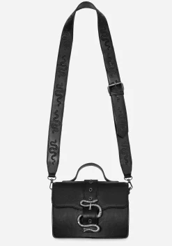 Mamba Snake Buckle Crossbody Bag