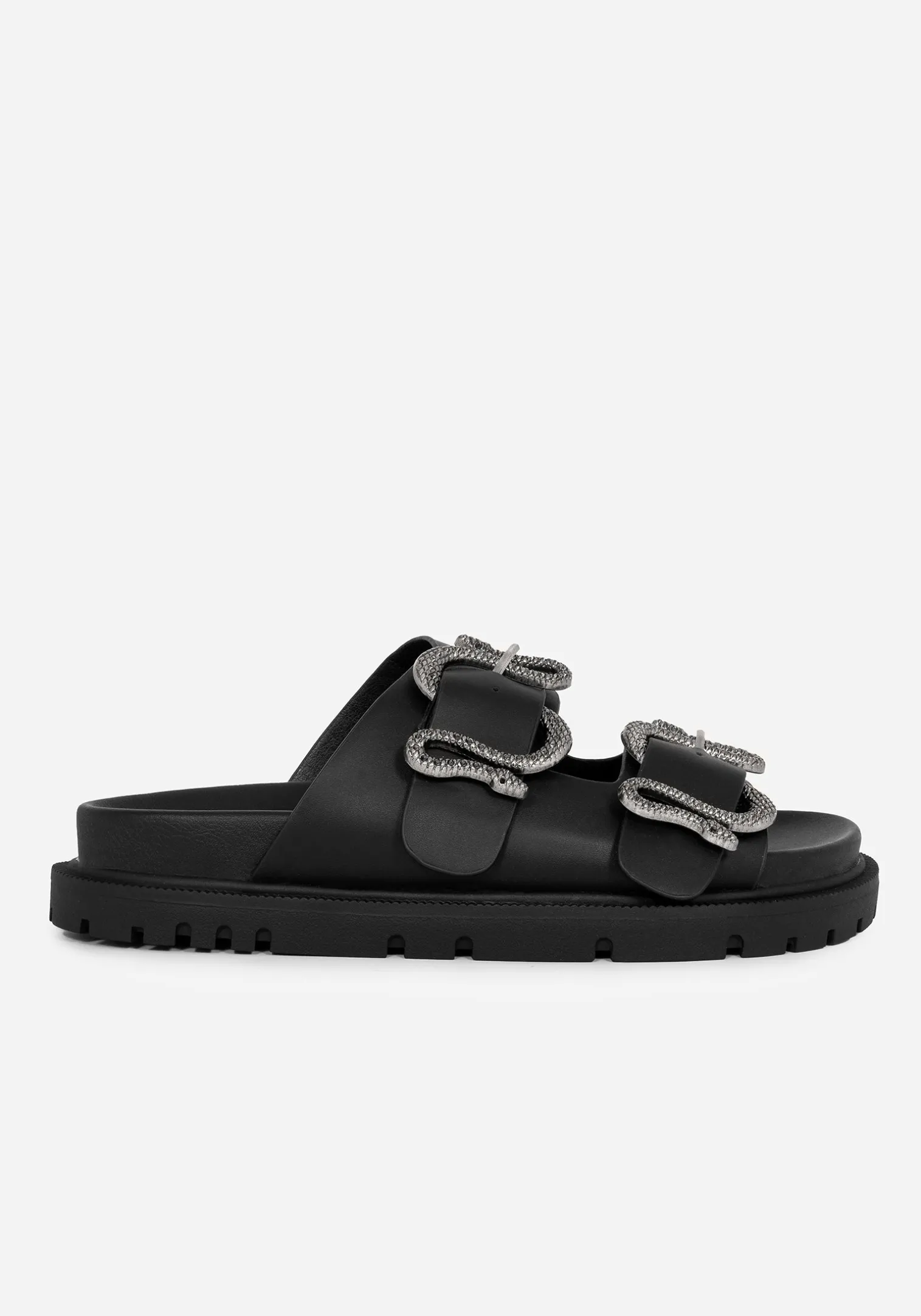 Mamba Snake Buckle Sandals