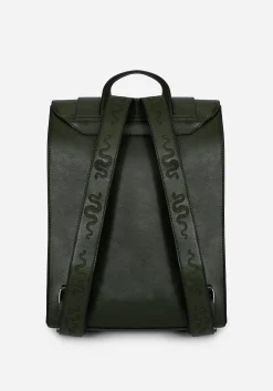 Mamba Snake Buckle Satchel Bag
