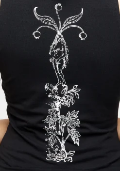 Mandrake High Neck Sleeveless Tee