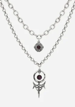 Manea Layered Multichain Necklace