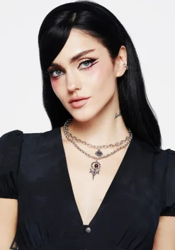 Manea Layered Multichain Necklace