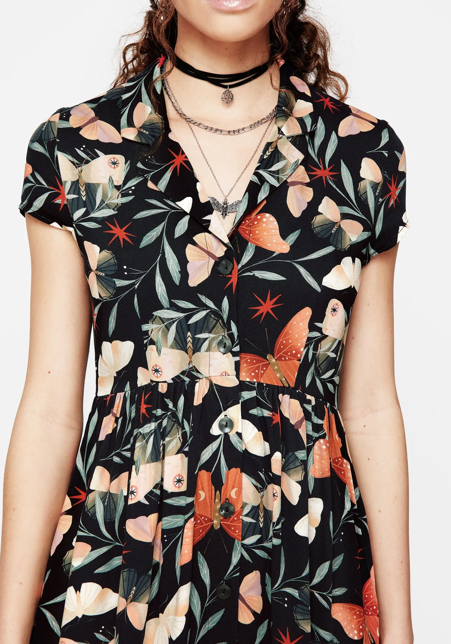Mariposa Midi Shirt Dress