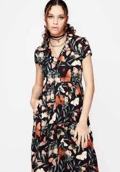 Mariposa Midi Shirt Dress