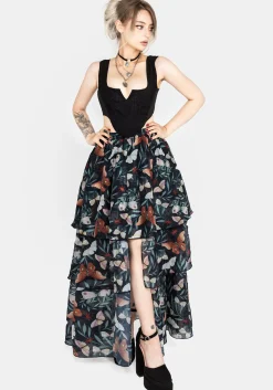 Mariposa Split Tiered Organza Skirt