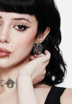 Marte Trapped Flower Earrings
