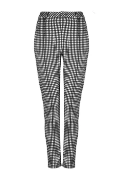 Martha Gingham Tapered Trousers