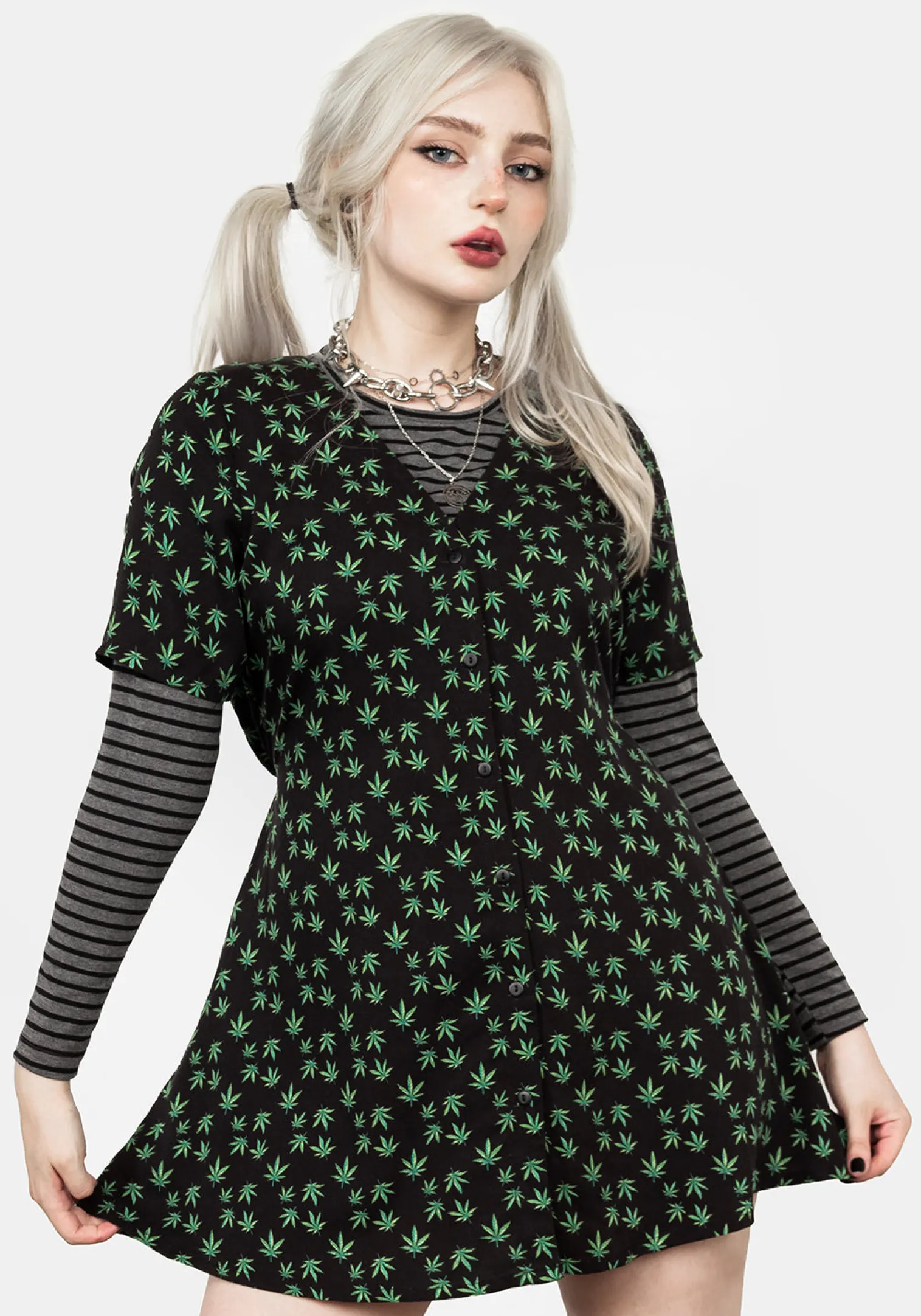 Mary Jane Button Up Dress