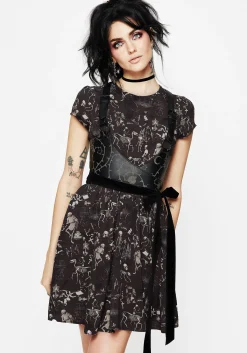 Melancholia Mini Skater Dress