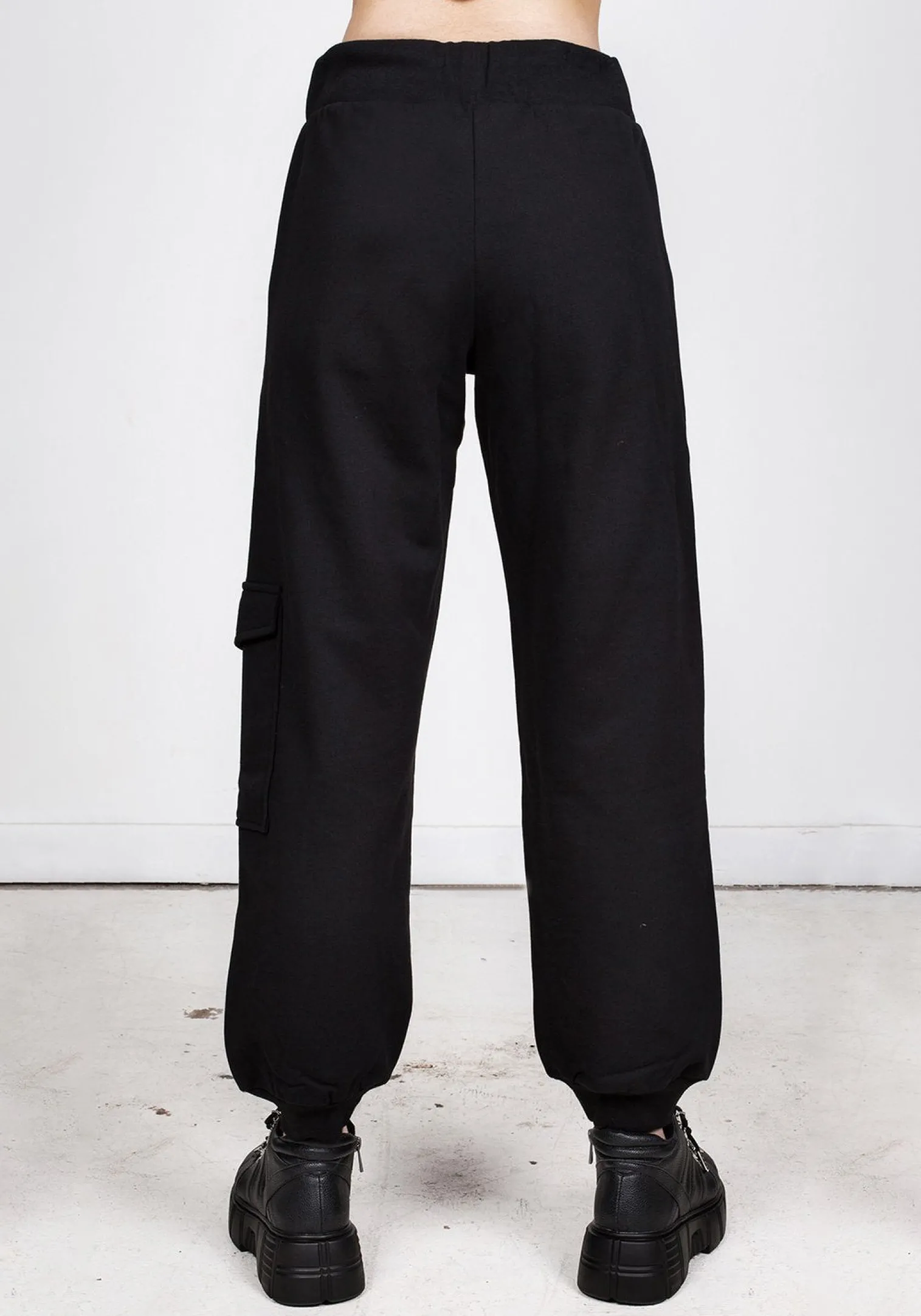Melting Face Cargo Sweatpants