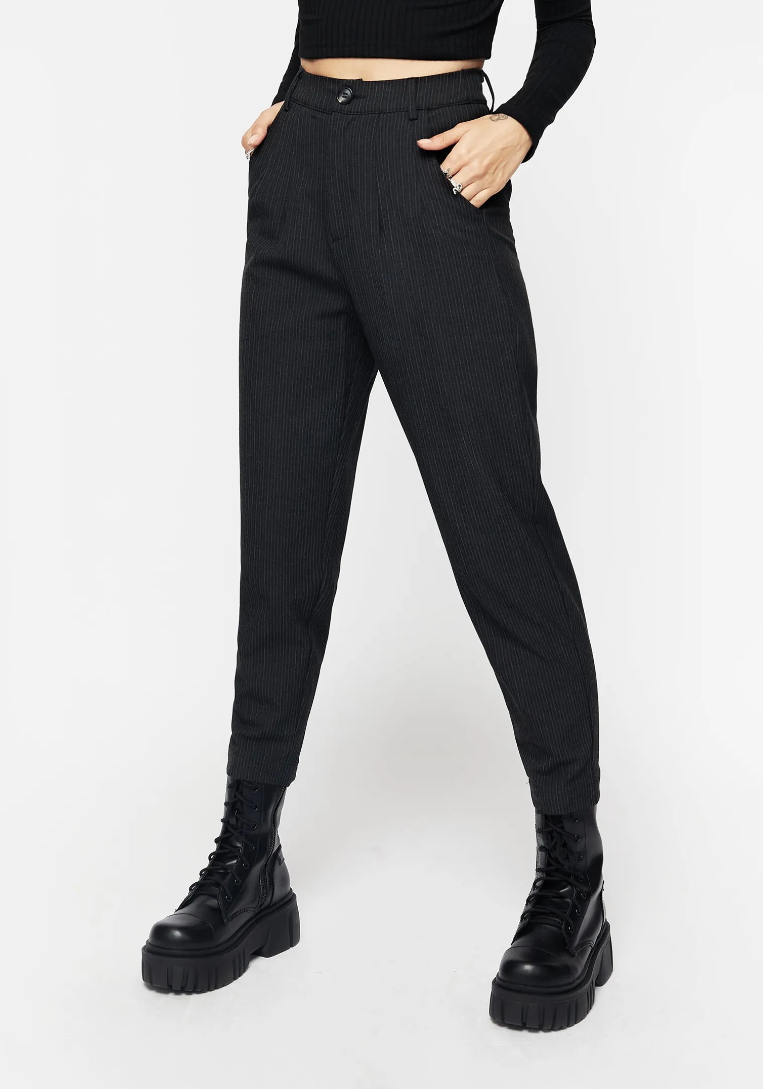 Merci High Waist Tapered Trouser