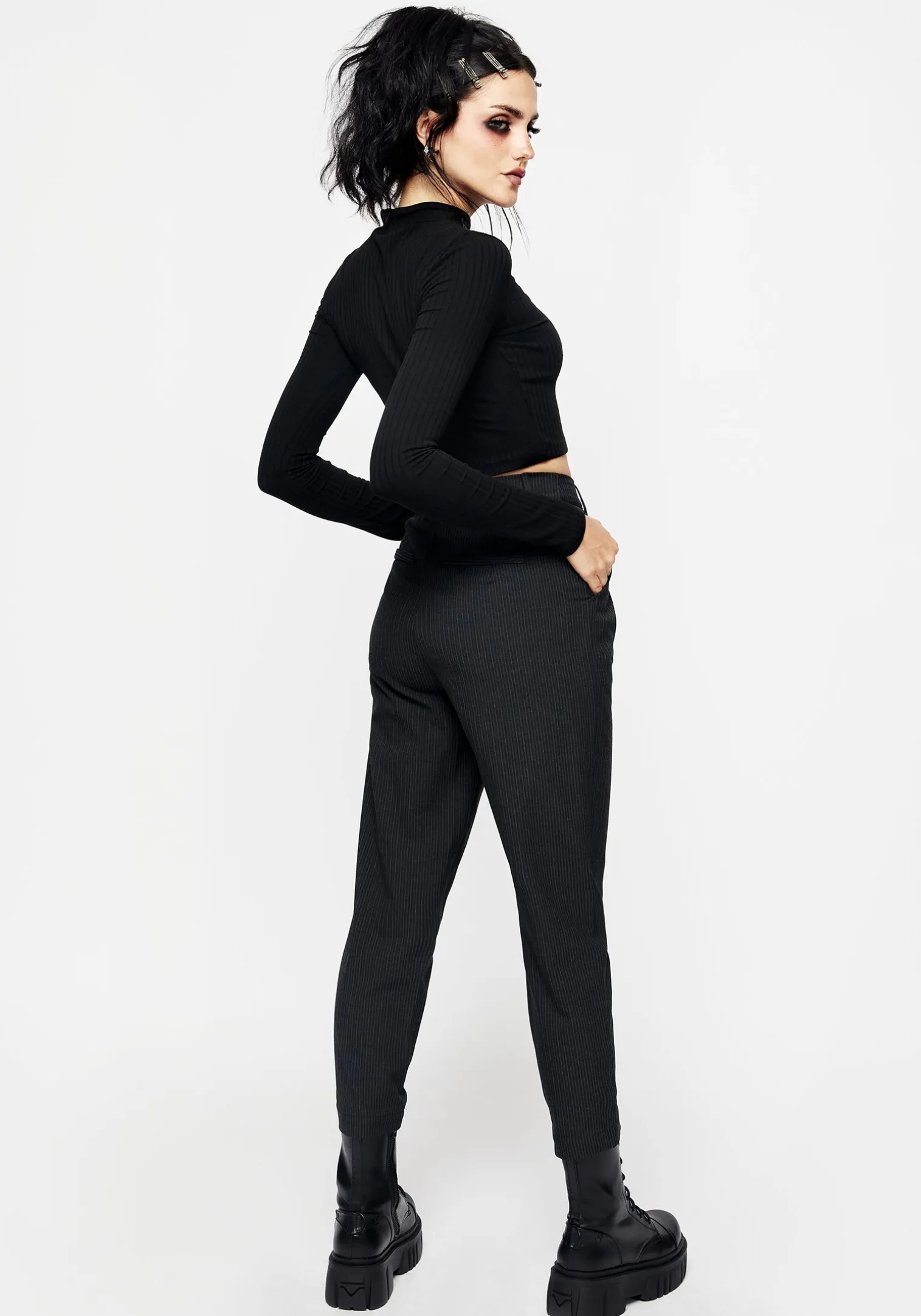 Merci High Waist Tapered Trouser
