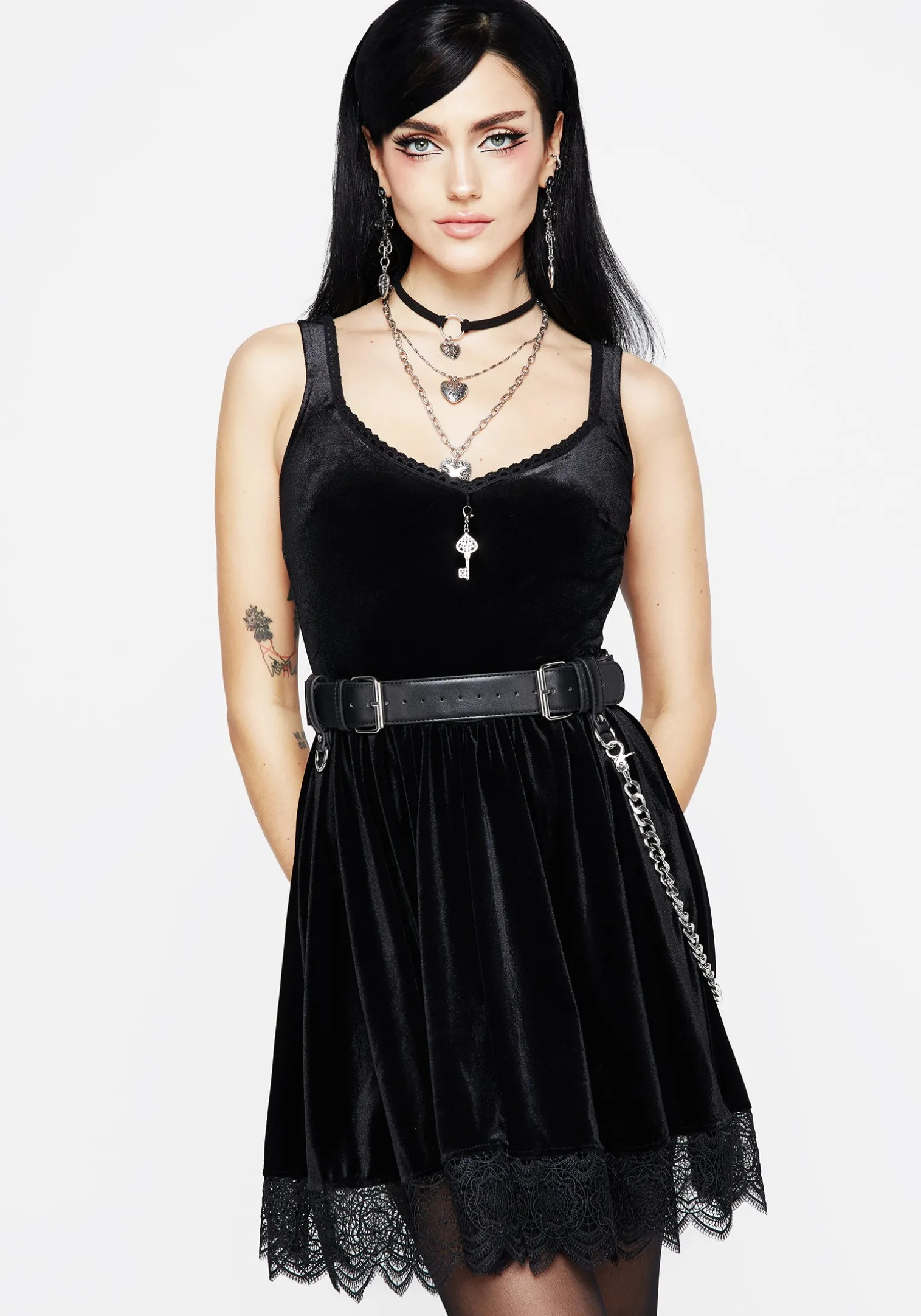 Mettle Double Buckle Chain Waist Belt