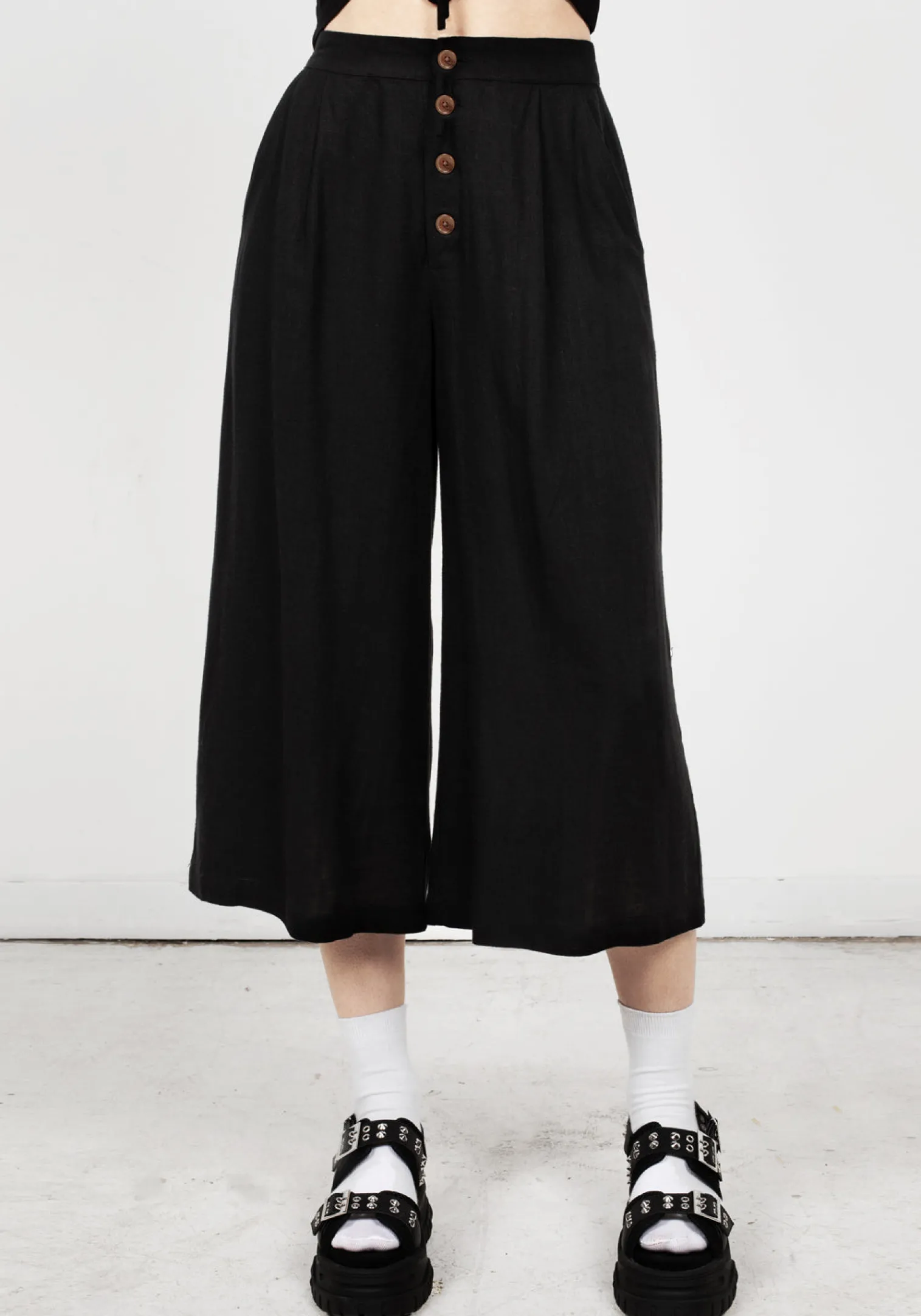 Mildred Flowy Crop Trousers