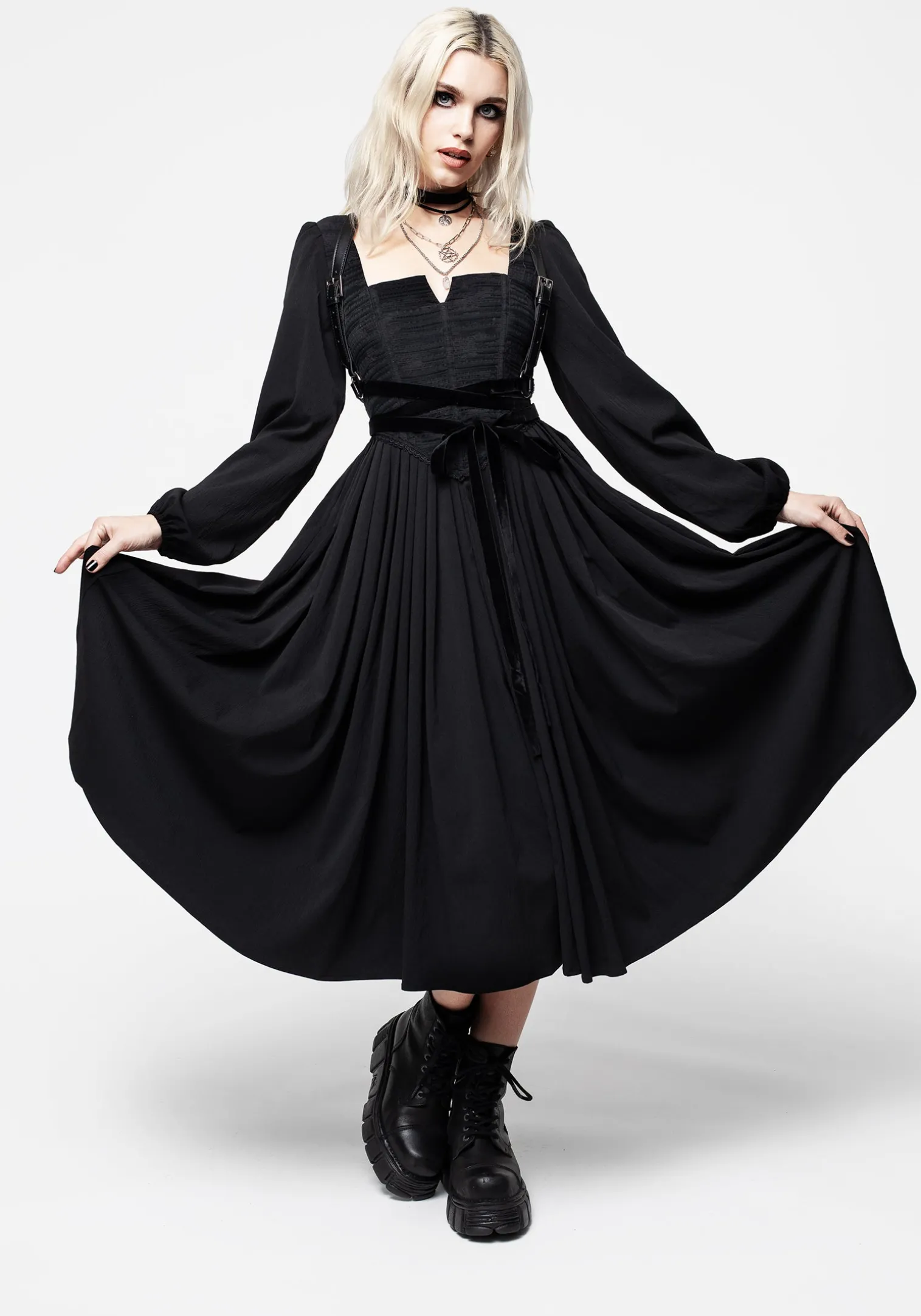 Mina Corset Midi Dress