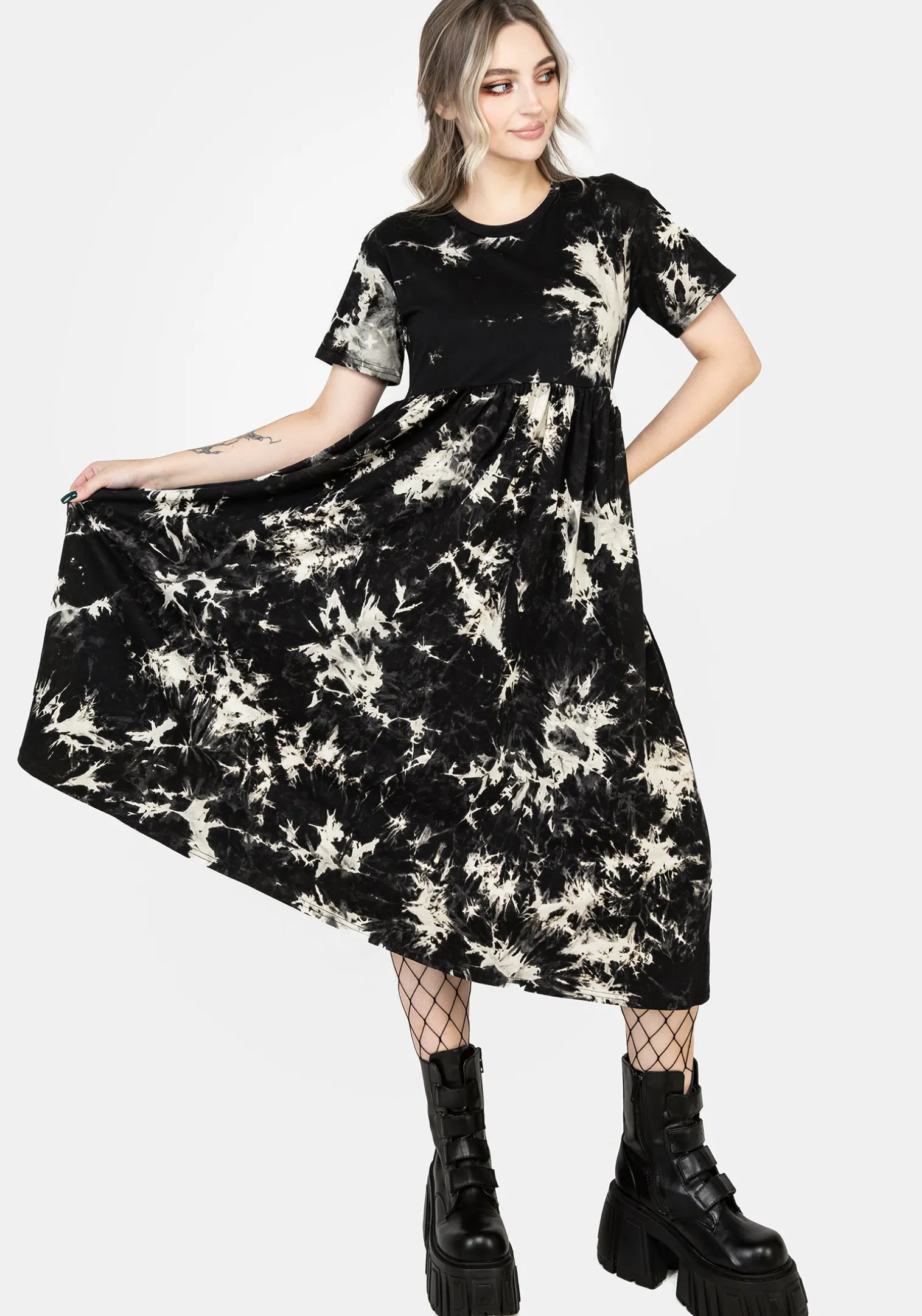 Moodswing Tie Dye Midi Dress
