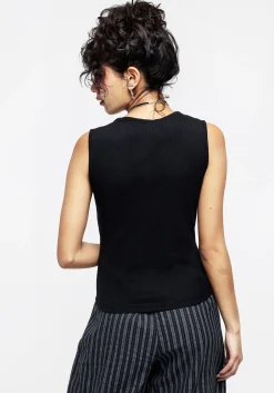 Moonflower V-Neck Vest Top