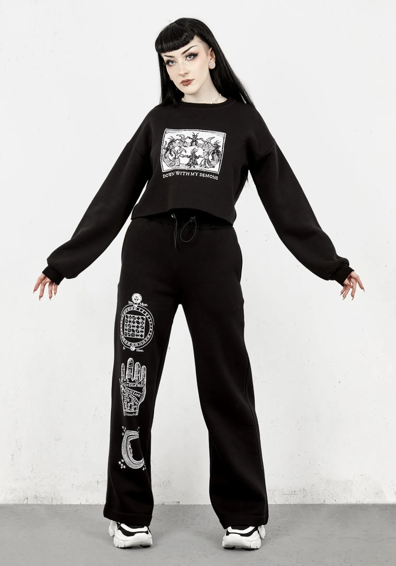 Moonmantra Wide Leg Sweatpants