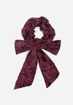 Morgana Cotton Broderie Bow Scrunchie
