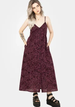 Morgana Cotton Broderie Cami Midaxi Dress