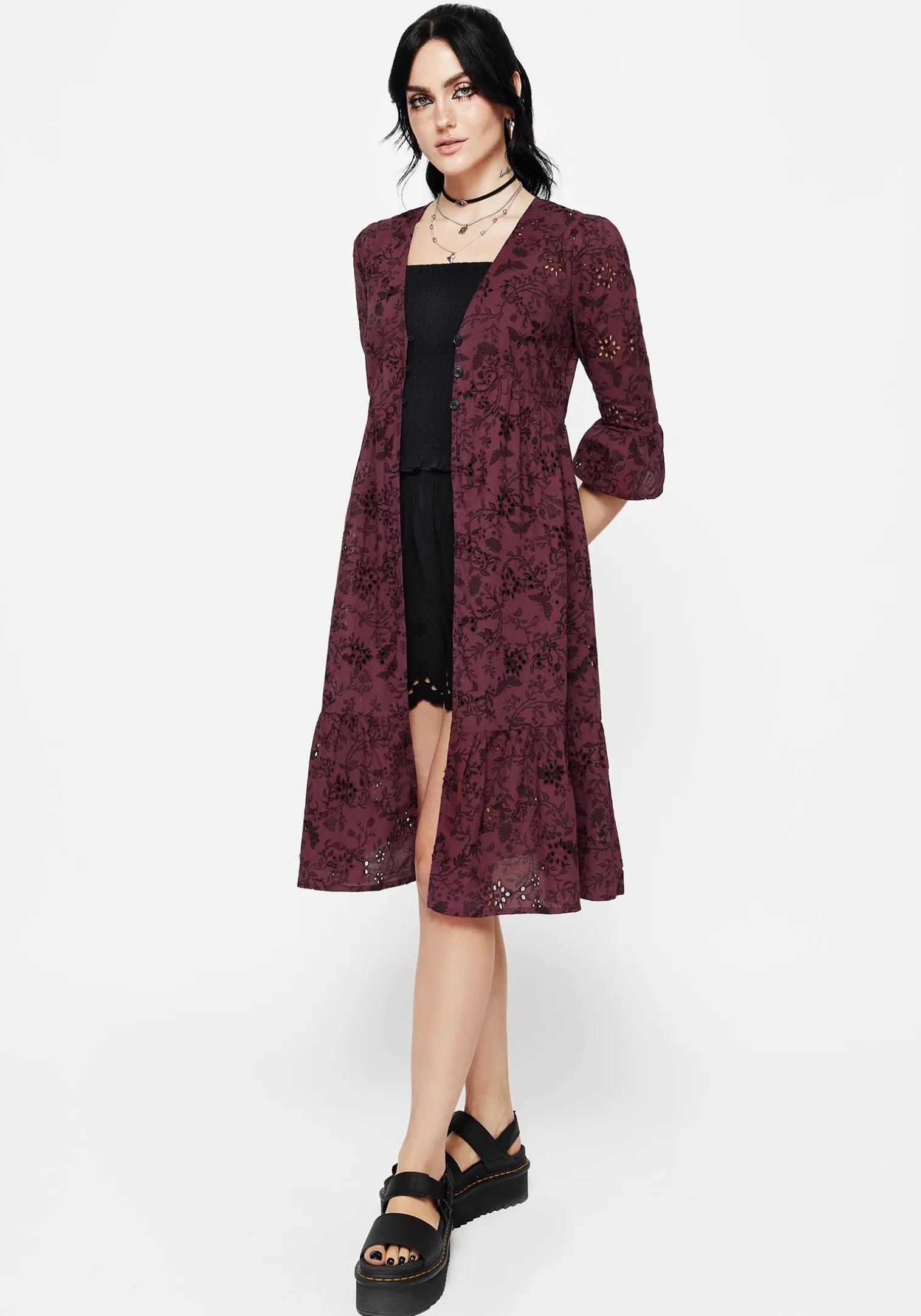 Morgana Cotton Broderie Overdress