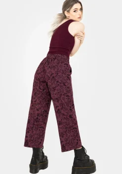 Morgana Cotton Broderie Tie Waist Culottes