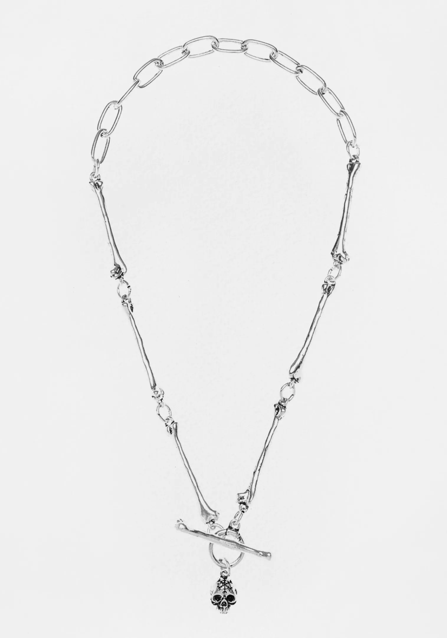 Mori Bones Black Agate Choker