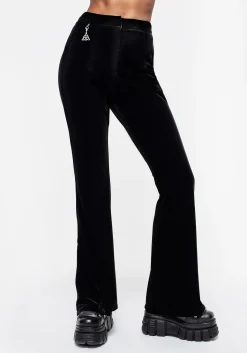 Morrigan Side Split Flared Trousers