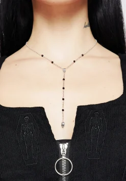 Mortality Rosary Necklace