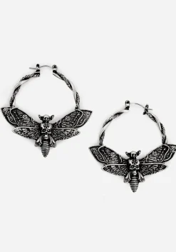 Mortmoth Hoop Earring