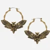 Mortmoth Hoop Earring - Gold