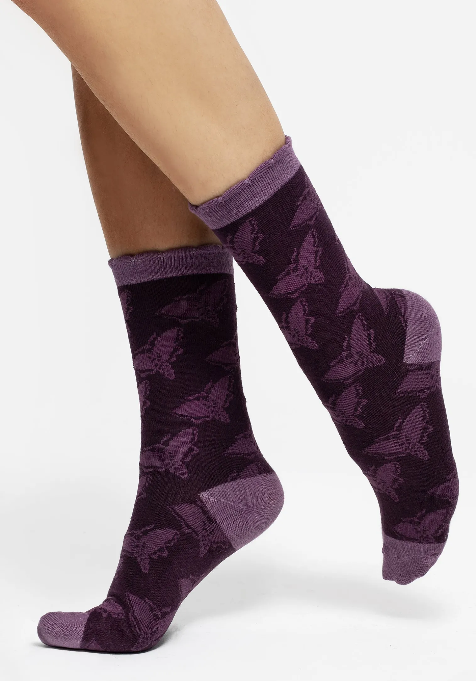 Mortmoth Jacquard Knit Socks