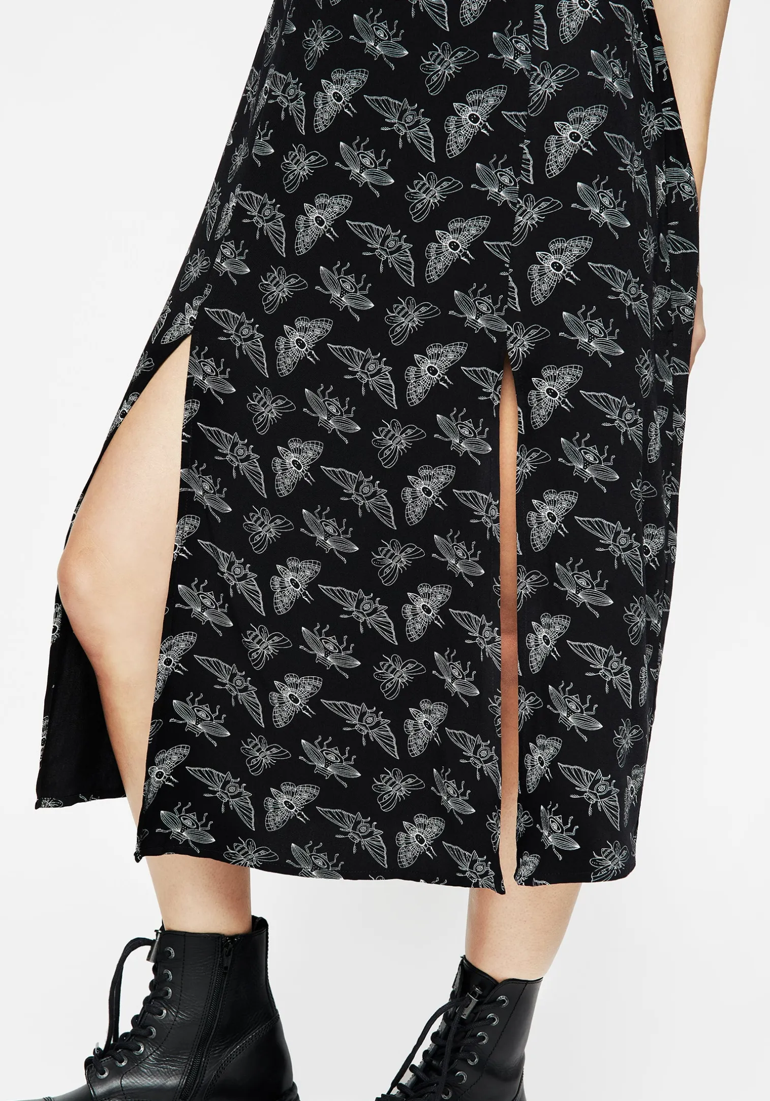 Mortmoth Midi Skirt With Splits