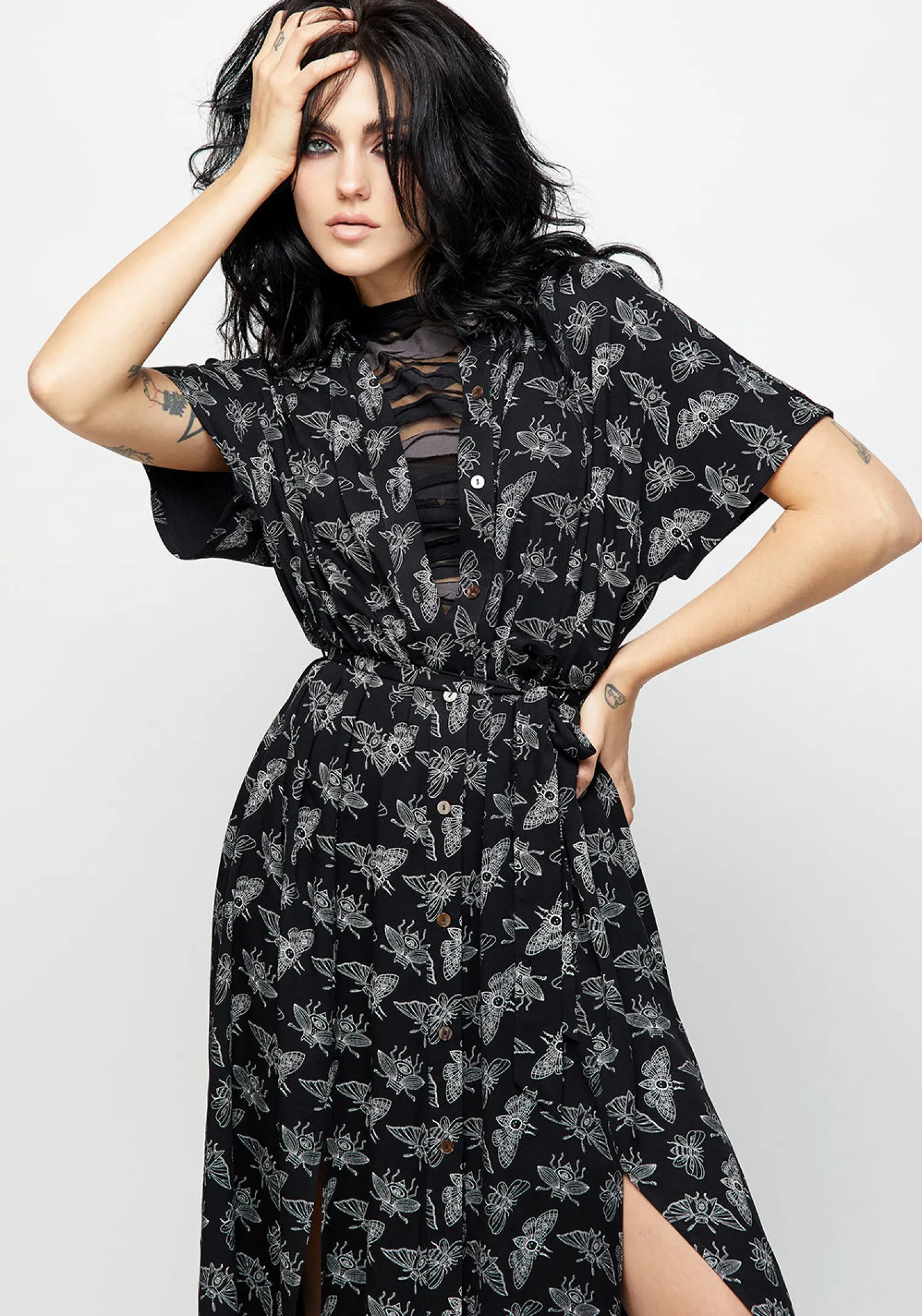 Mortmoth Shirt Dress