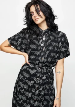Mortmoth Shirt Dress