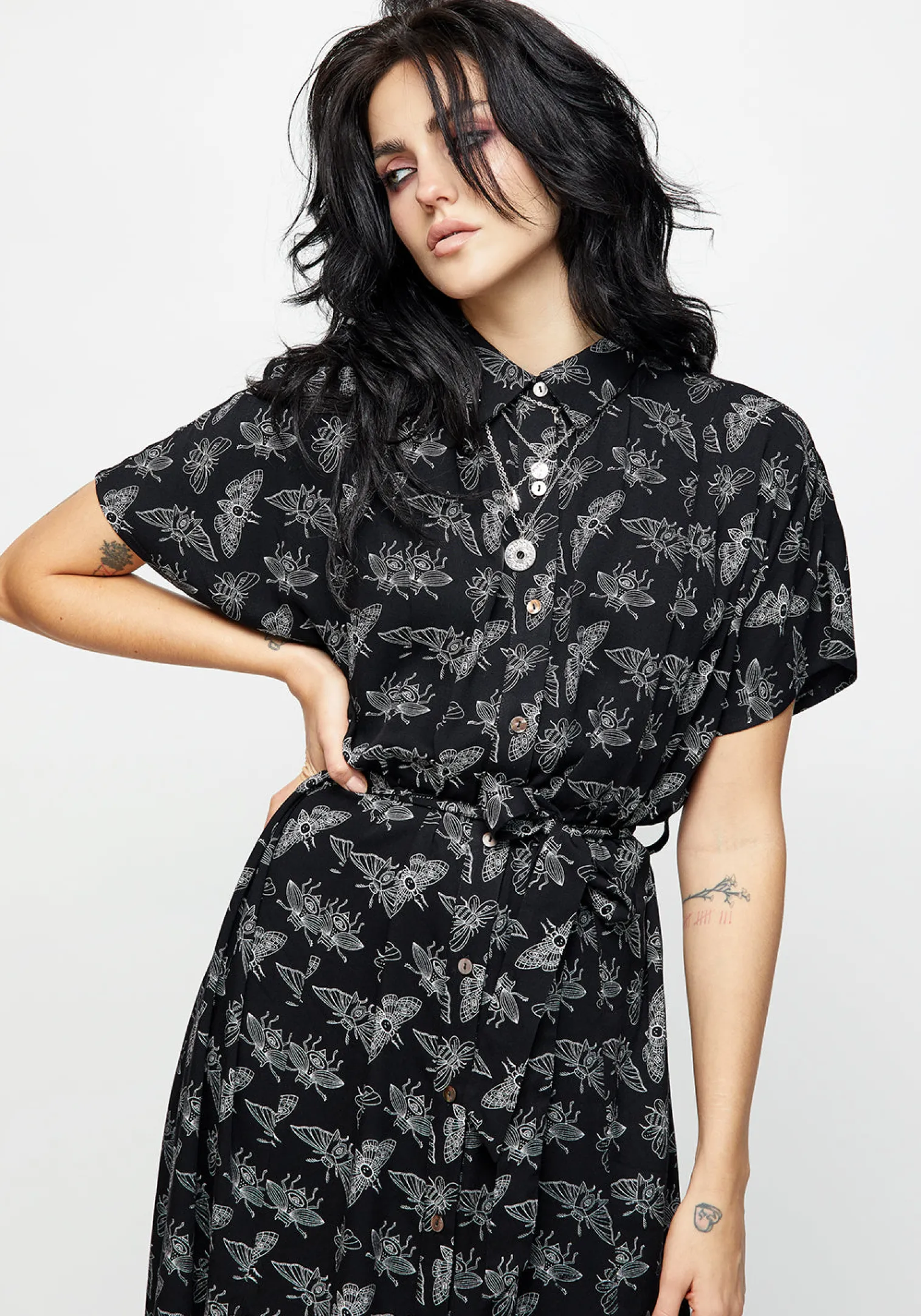 Mortmoth Shirt Dress