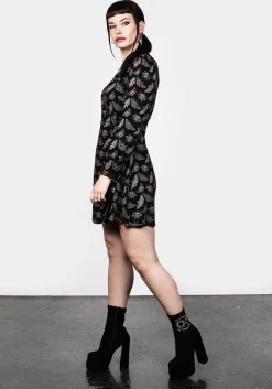 Mortmoth Wrap Mini Dress