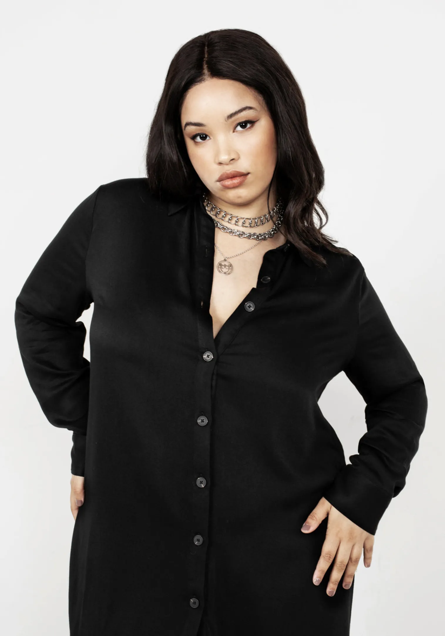 Mourning Star Shirt Dress