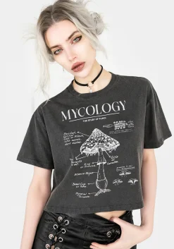 Mycology Boxy Crop T-shirt