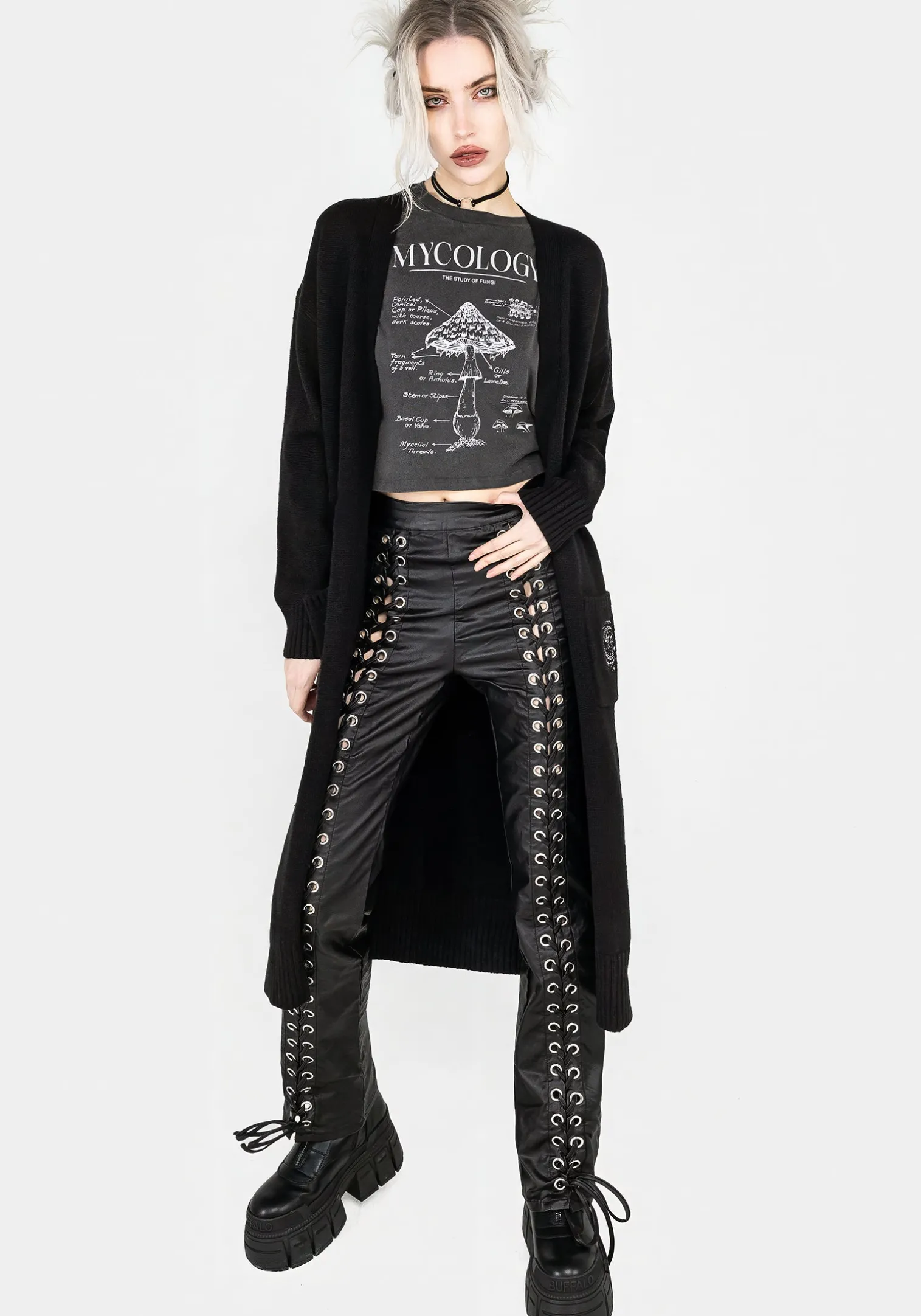 Mycology Boxy Crop T-shirt
