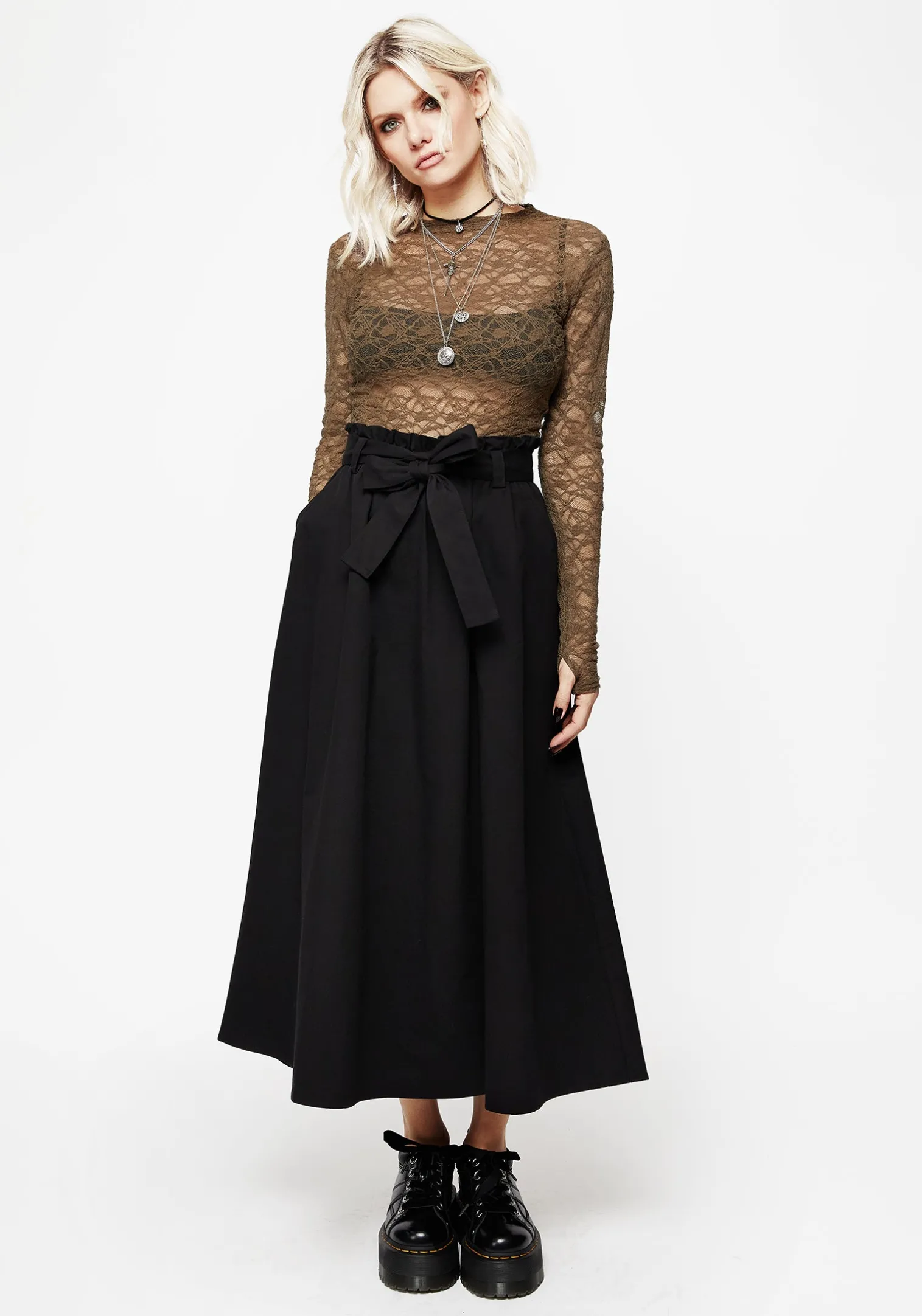 Myrtle Floral Lace Long Sleeve Top