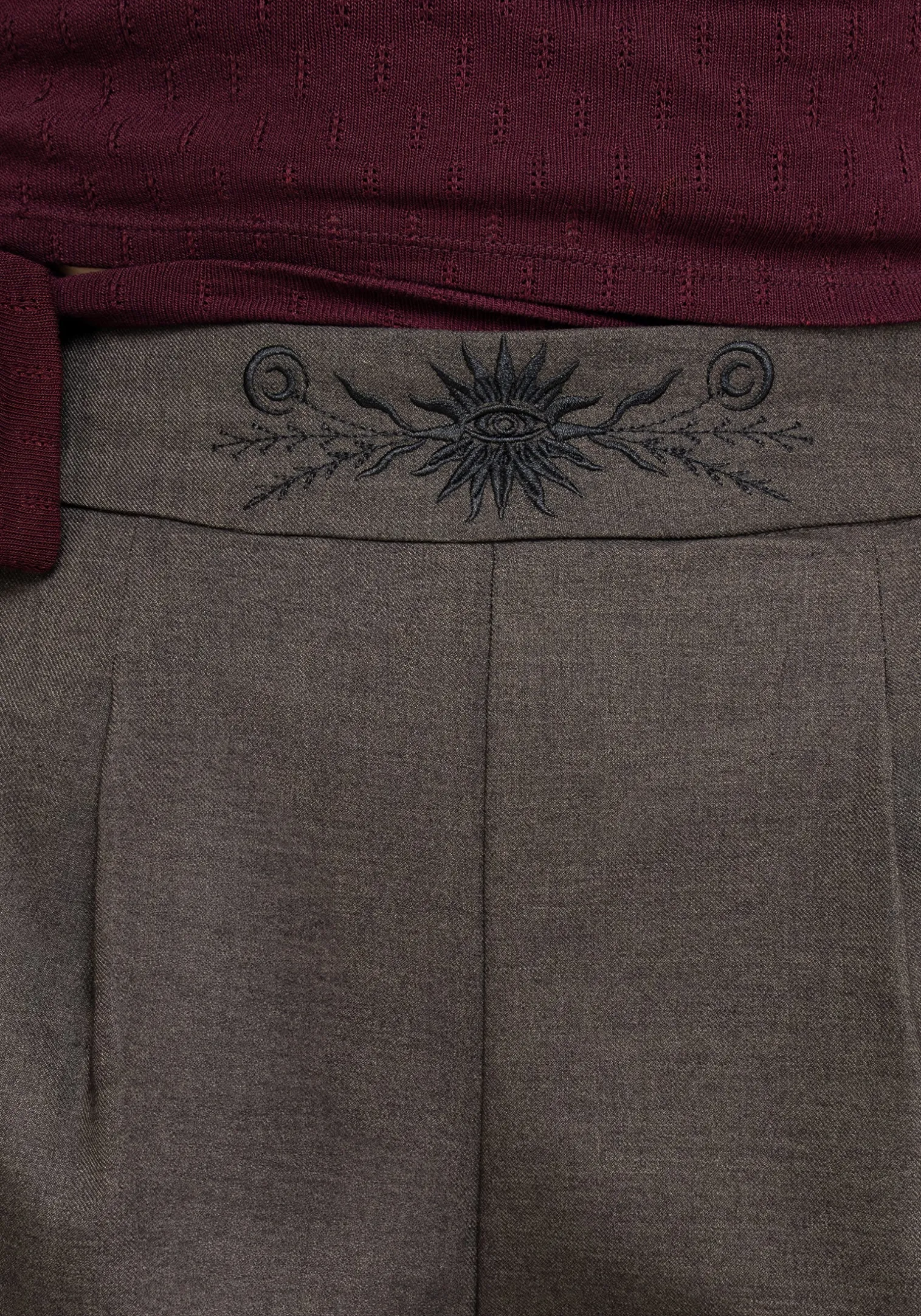 Mystic Embroidered Balloon Trousers