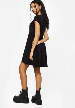 Mystify Embroidered Skater Mini Dress