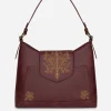 Neriene Embroidered Slouchy Shoulder Bag