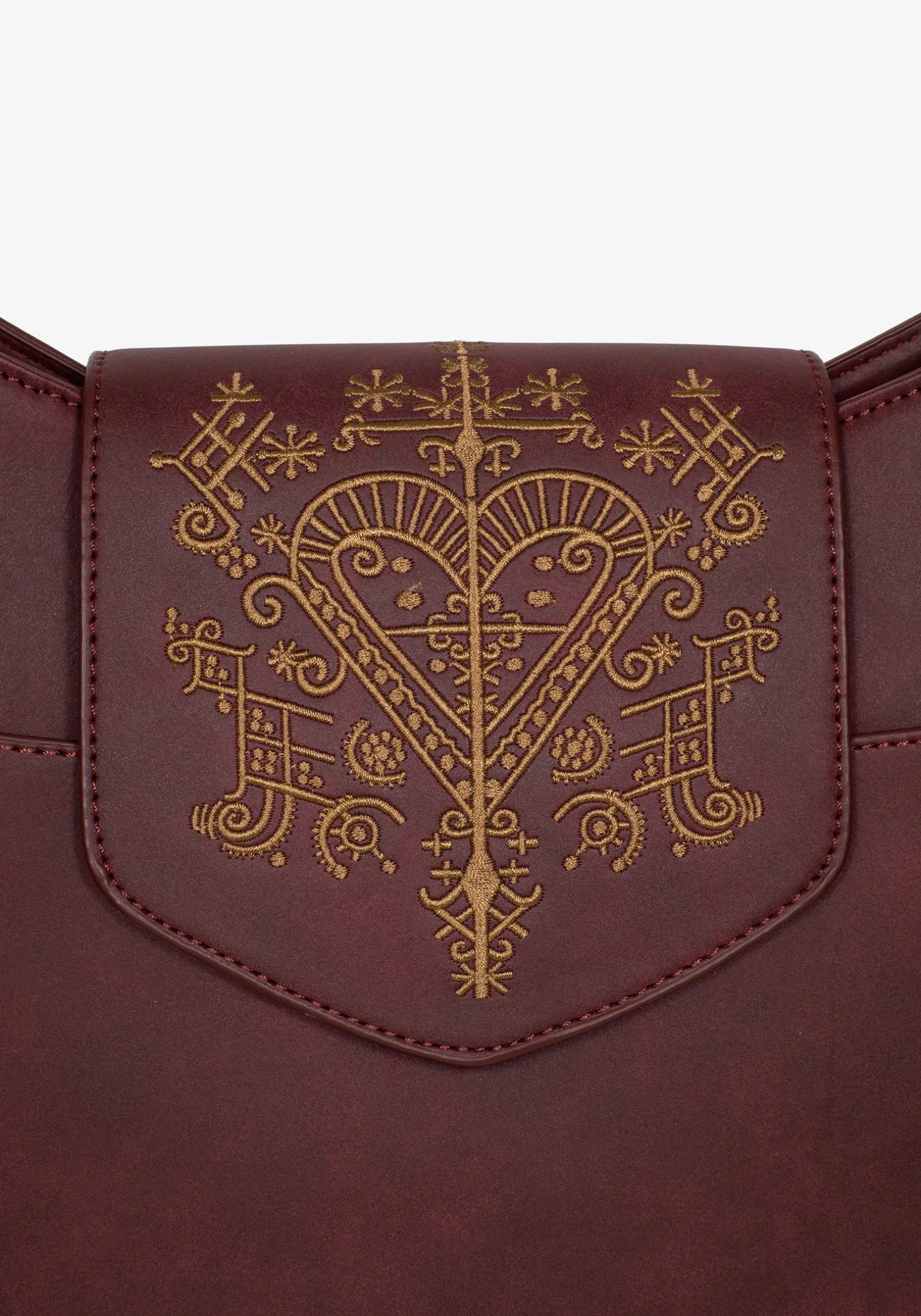 Neriene Embroidered Slouchy Shoulder Bag