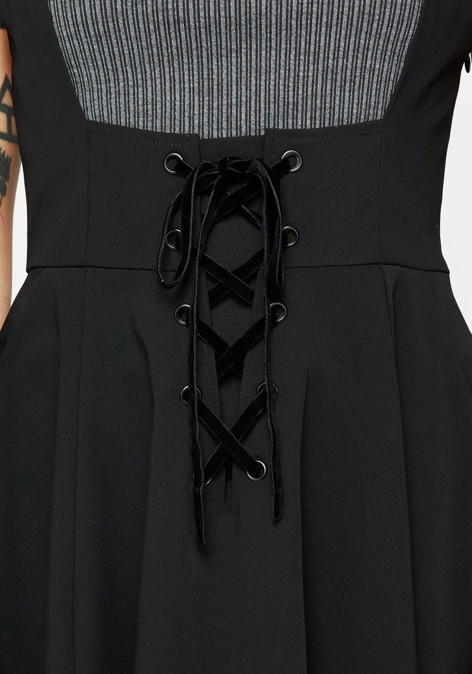 Nessa Lace Up Mini Dress