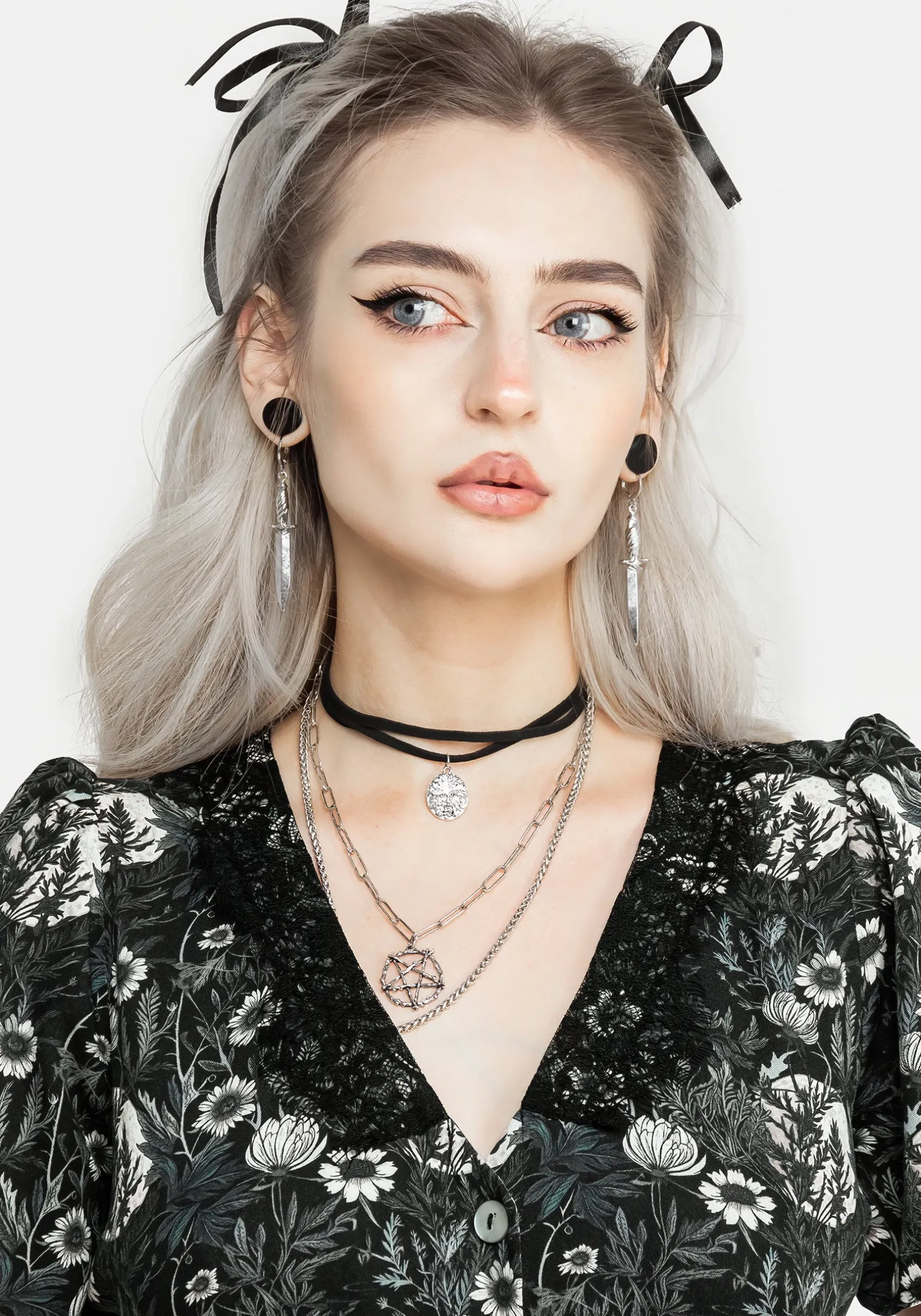 Nightbloom Button Up Midi Dress
