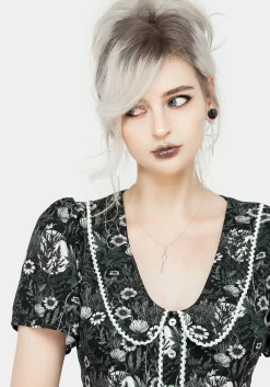 Nightbloom Collared Mini Dress
