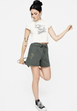Nirah Cotton Embroidered Shorts