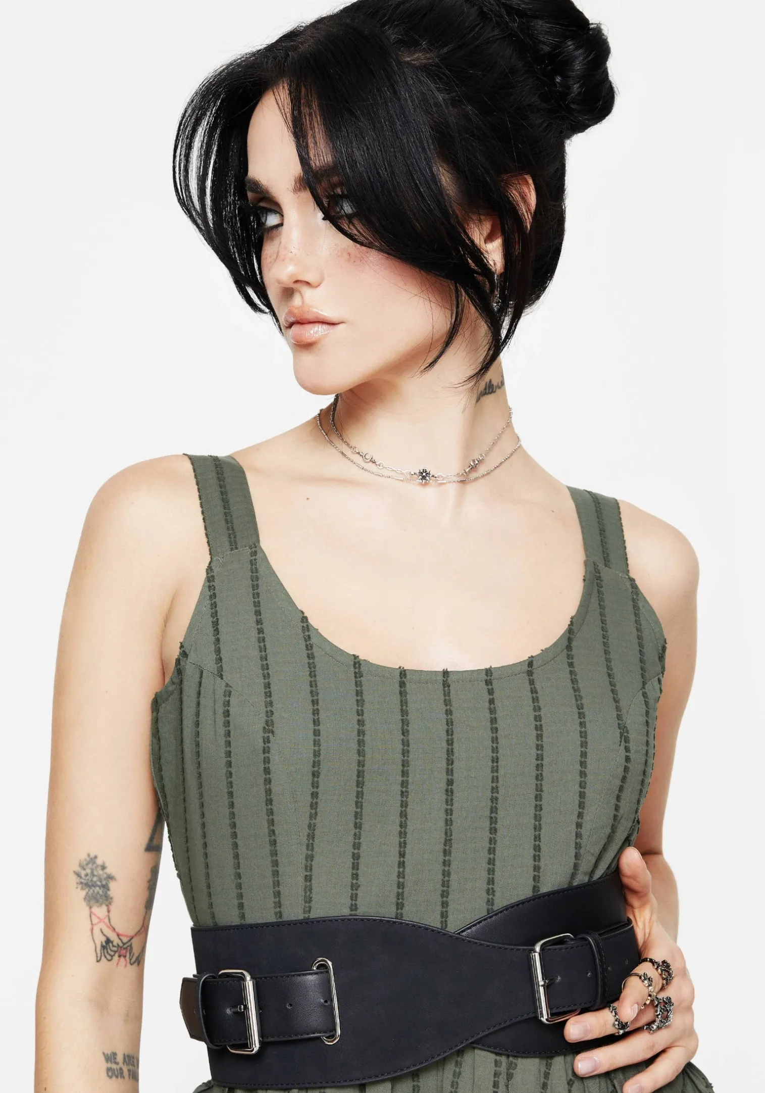 Nyx Faux Suede Leather Waist Belt